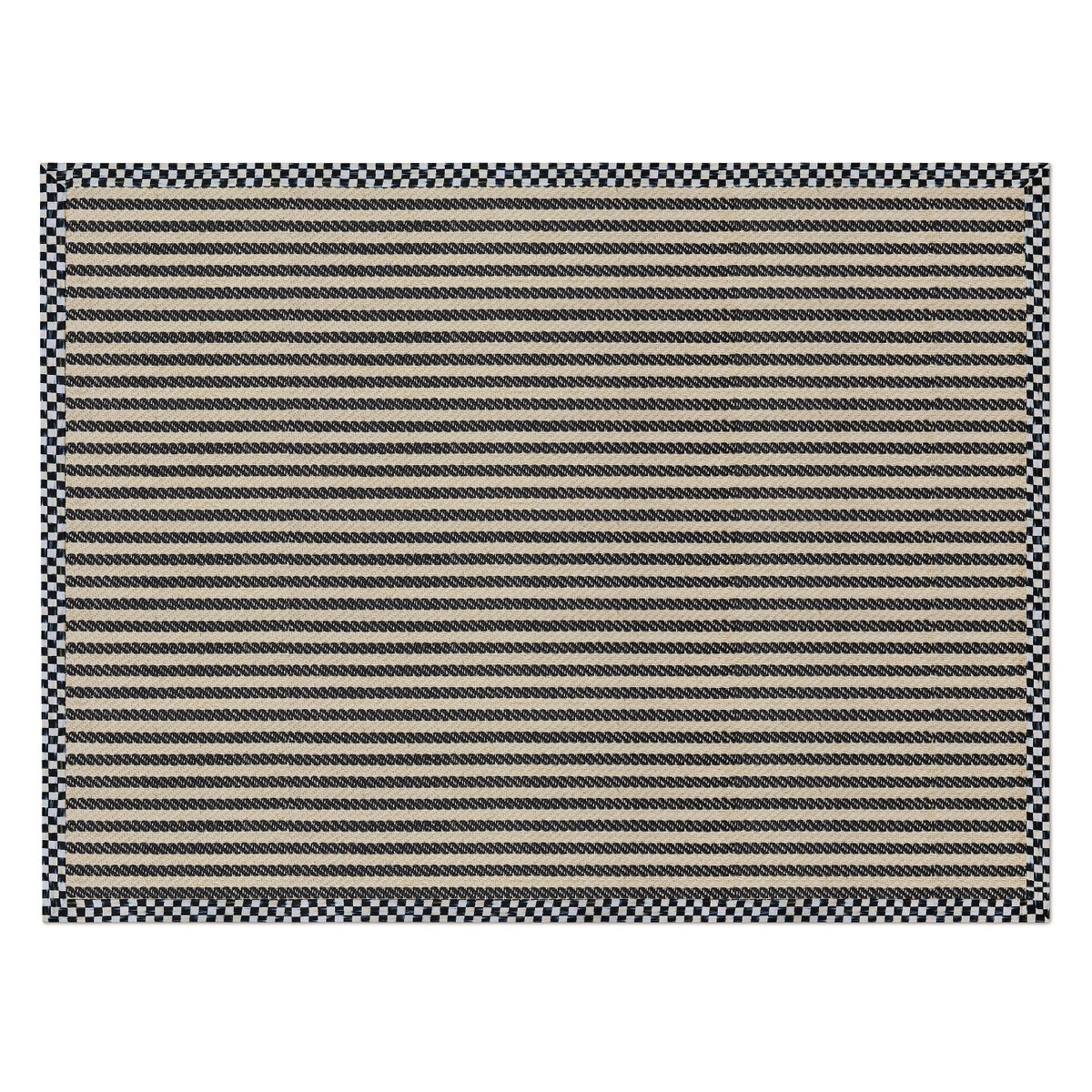 Courtly Check Herringbone Stripe 8' x 10' Sisal Rug