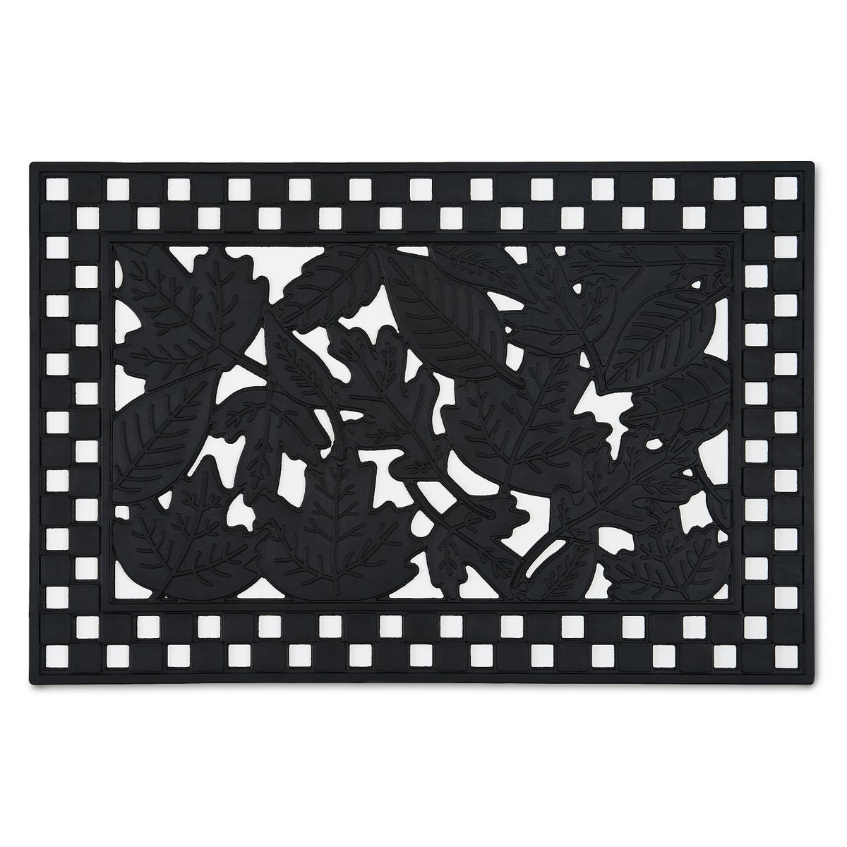 Autumn Leaves Rubber Entrance Mat