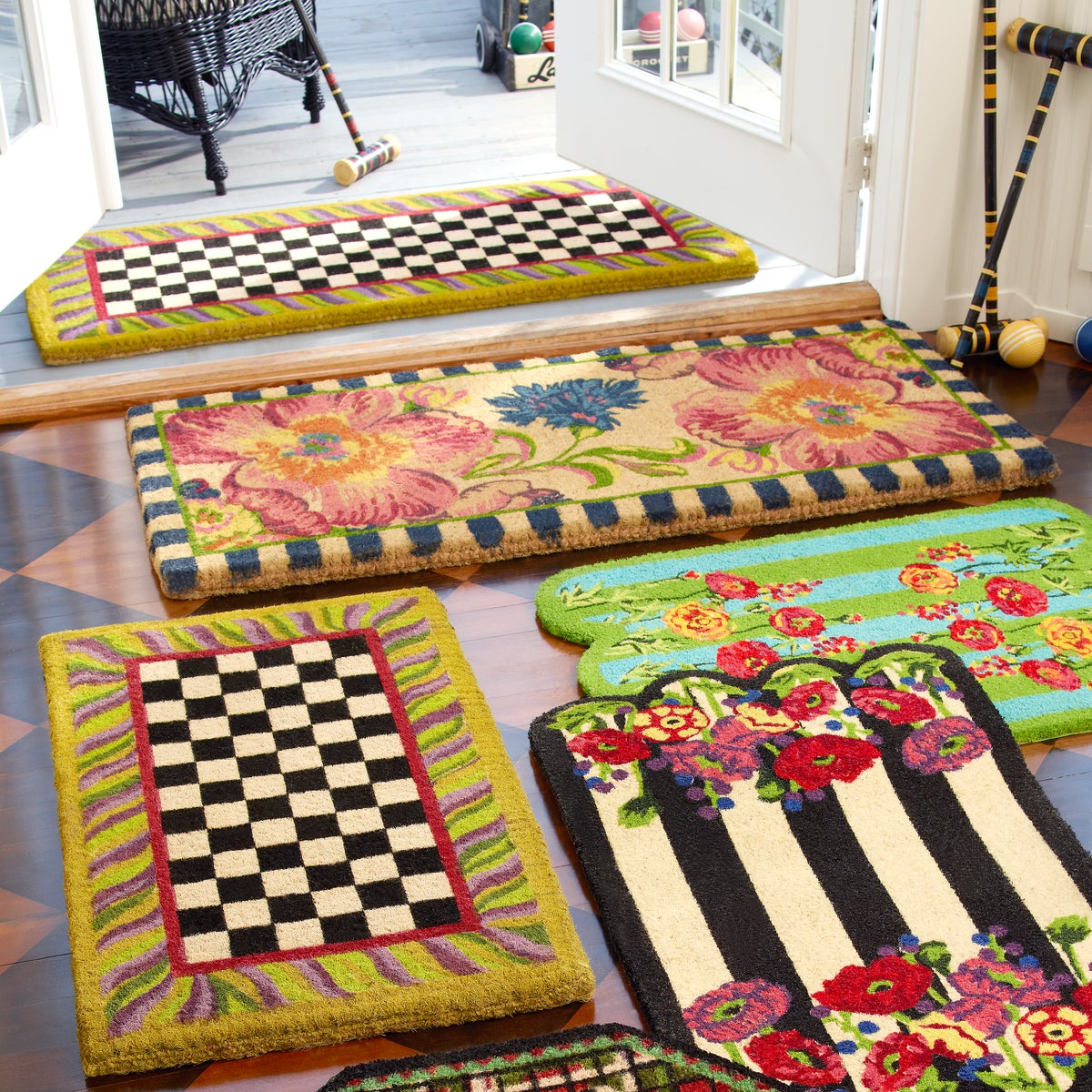 Flower Market Double Door Entrance Mat - Image 6