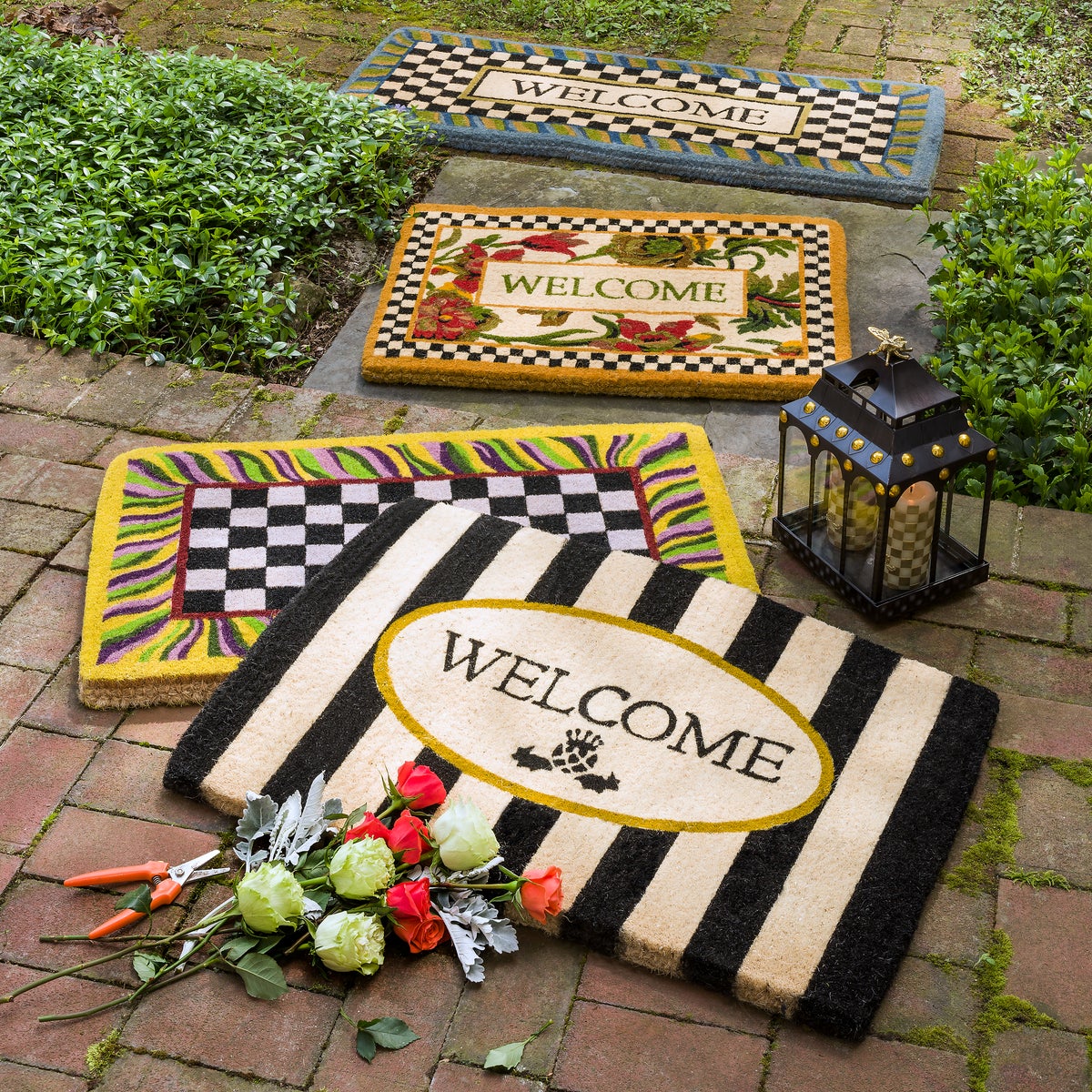 Welcome Awning Stripe Entrance Mat - Image 7
