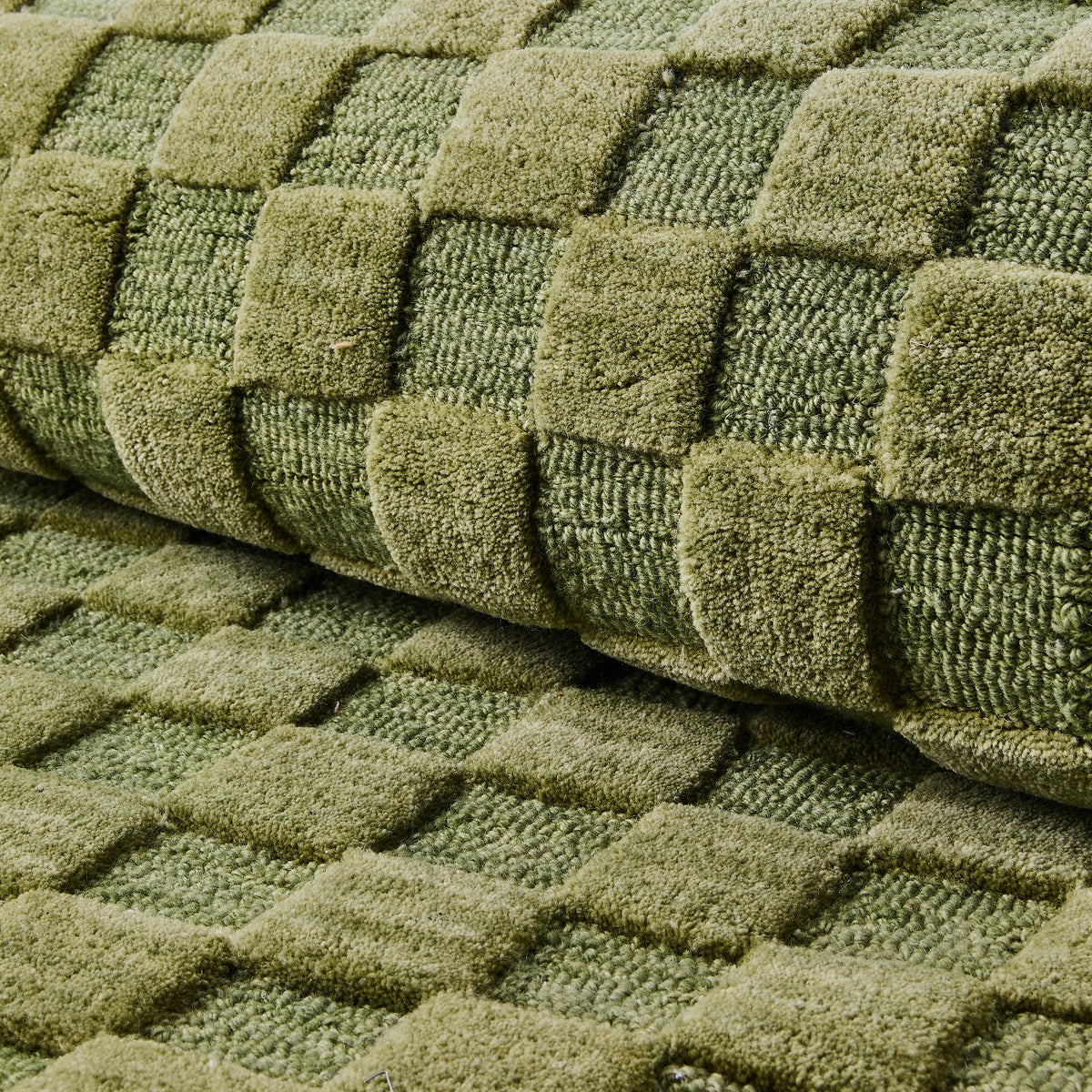 Moss Checkerboard 3' x 5' Rug - Image 2