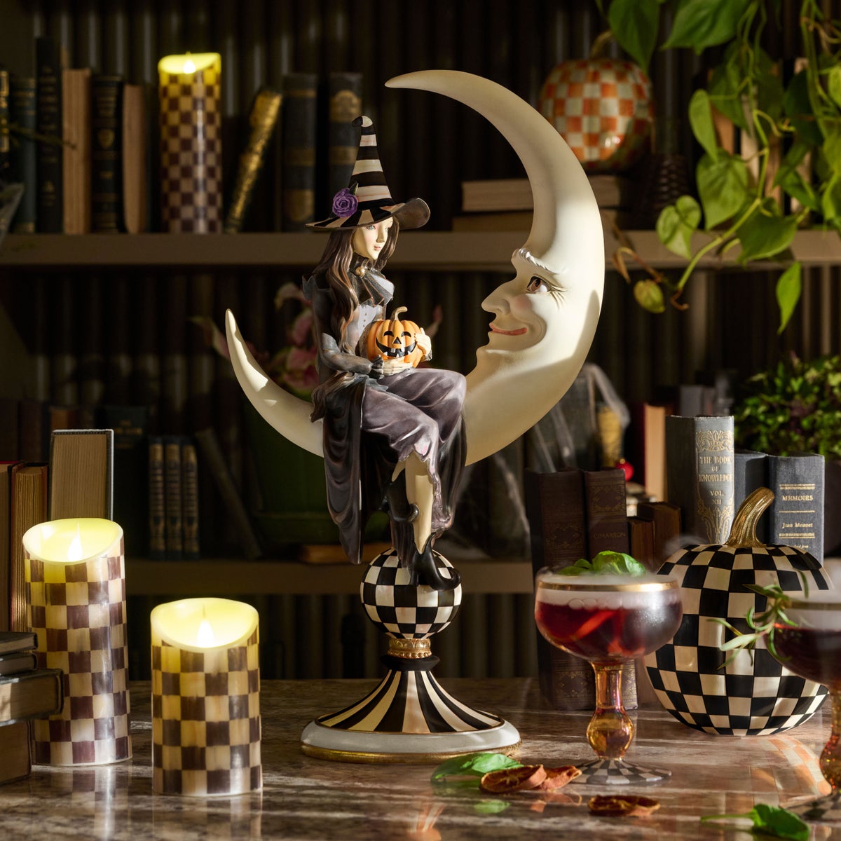 Spellbound Witch & Moon Figure - Image 2