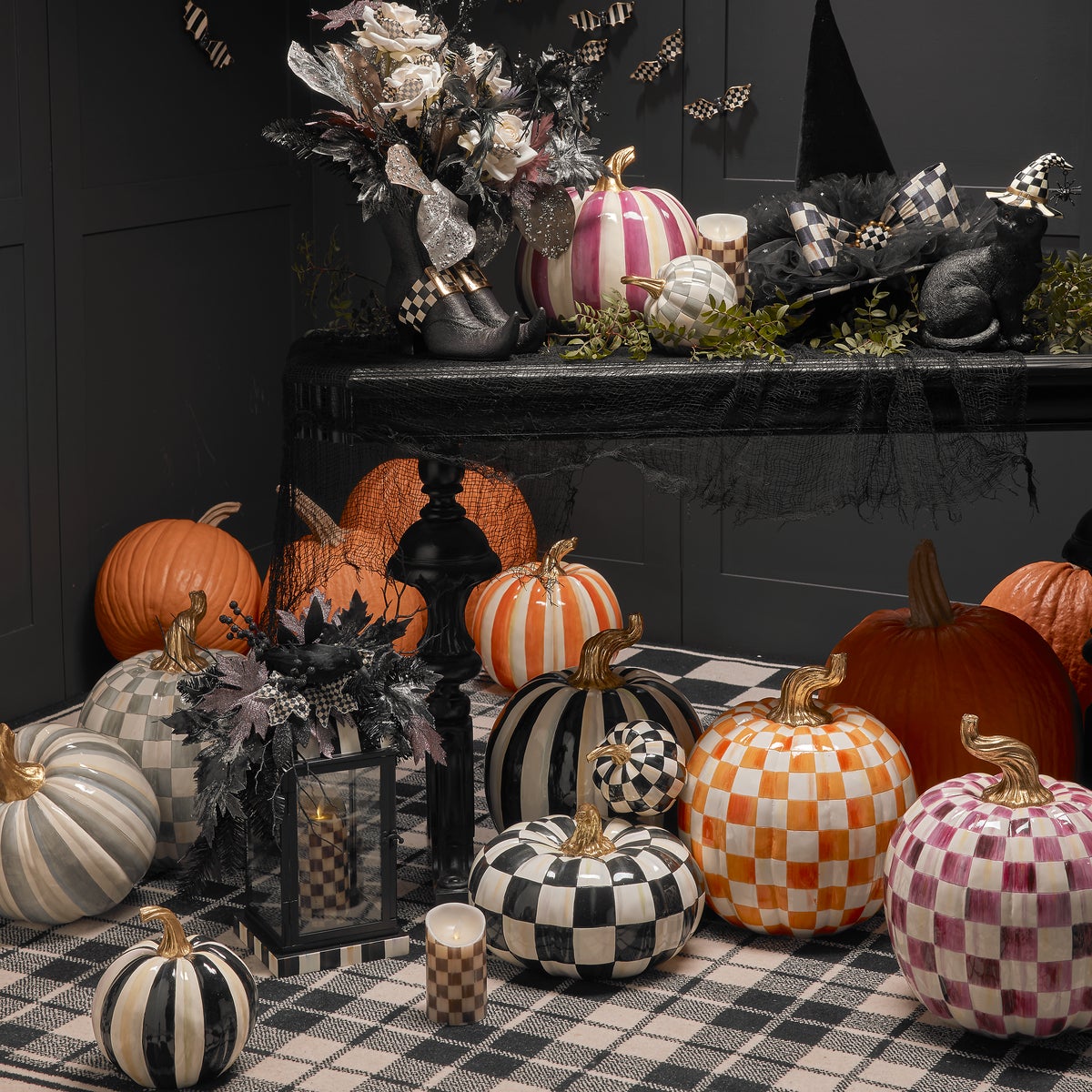 Sterling Check Mini Pumpkin - Image 3