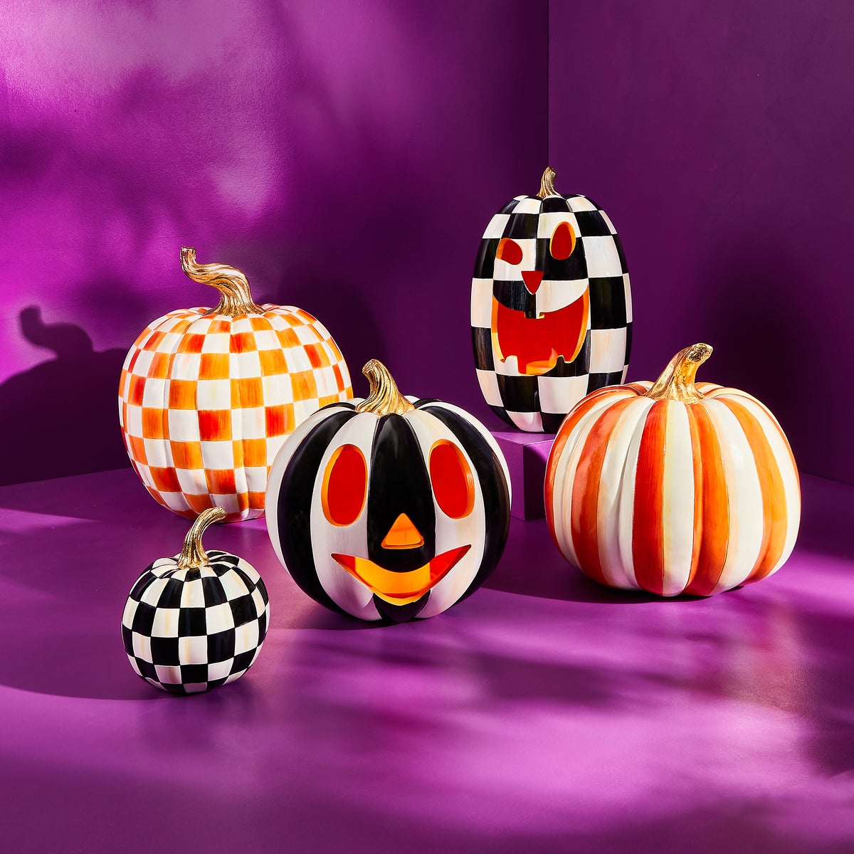 Orange Stripe Medium Pumpkin - Image 8