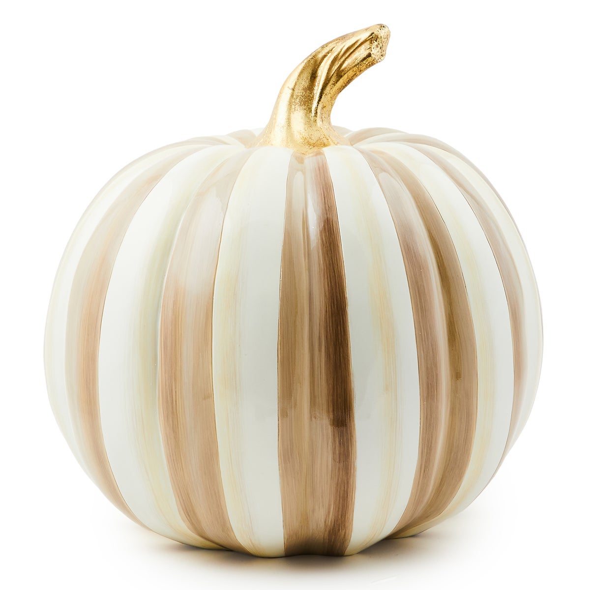 Mocha Stripe Medium Pumpkin