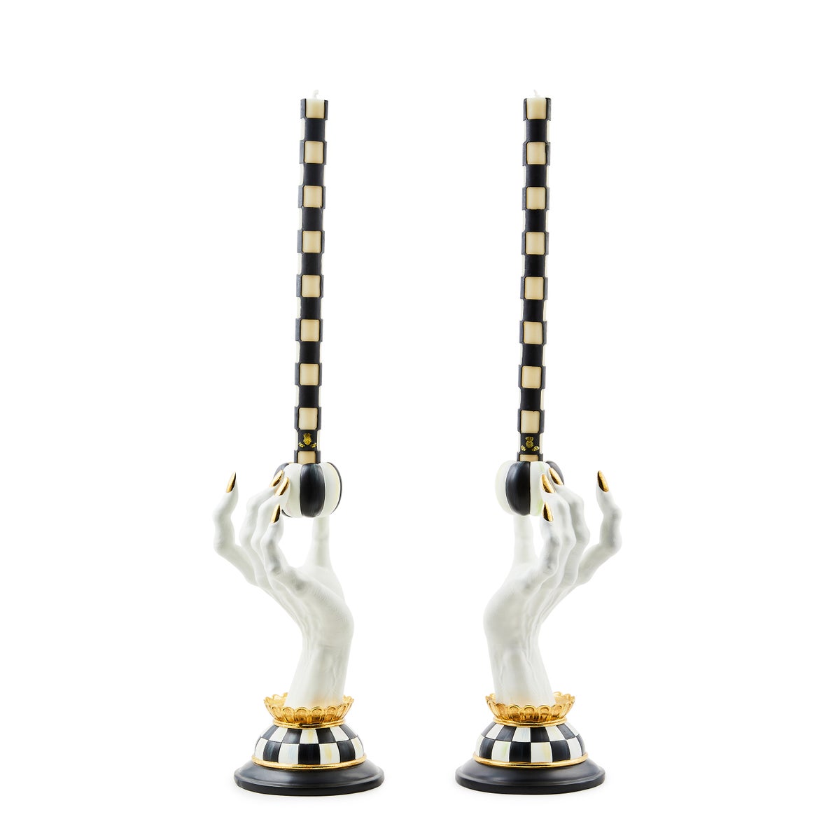 Haunted House Spooky Hand Candle Holders, Set of 2 - Image 3