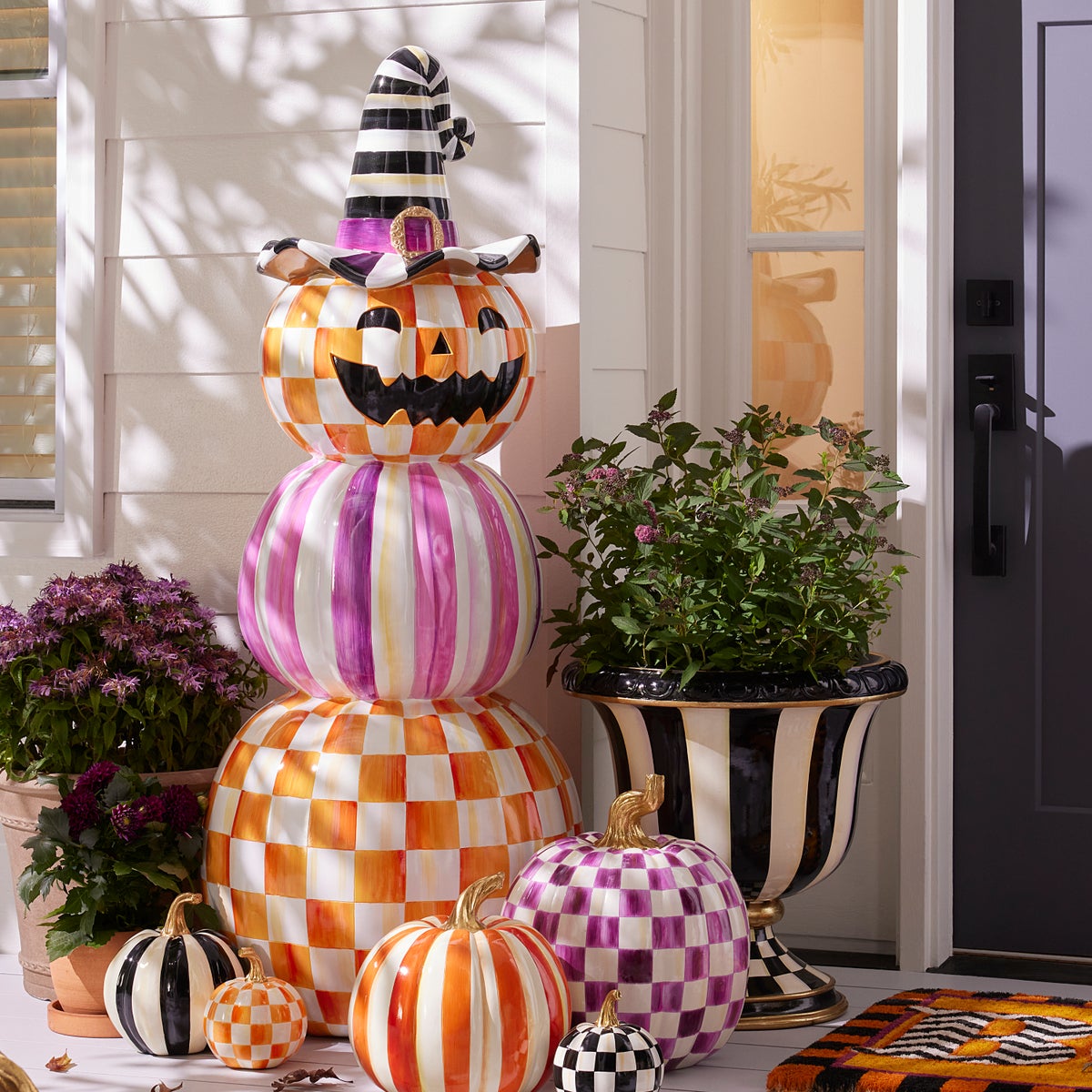Plum & Orange Pumpkin Outdoor Trophy - Image 2