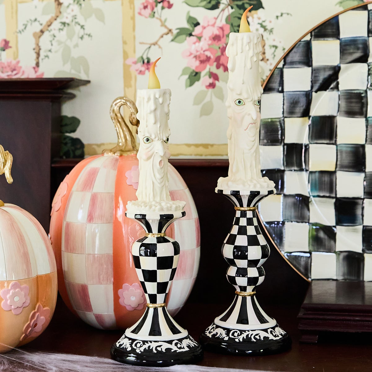 Haunted House Spooky Illuminated Candles, Set of 2 - Image 6