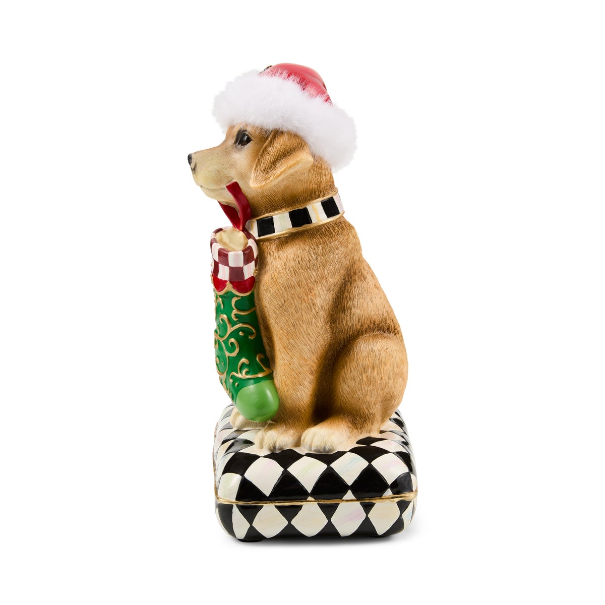 Holiday Lab Dog on Pillow Figurine - Image 5