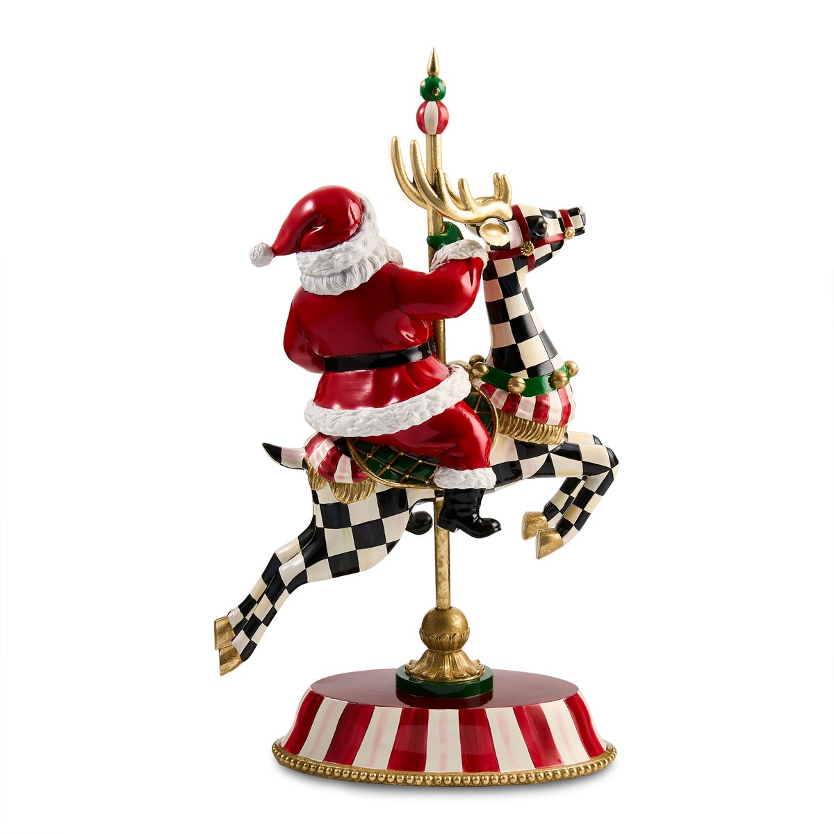 Carousel Santa Figurine - Image 3