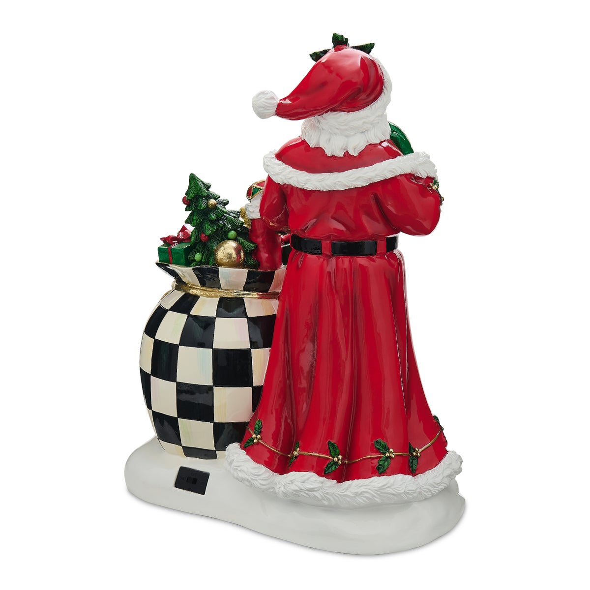 Illuminated Santa's Wish List Figurine - Image 3