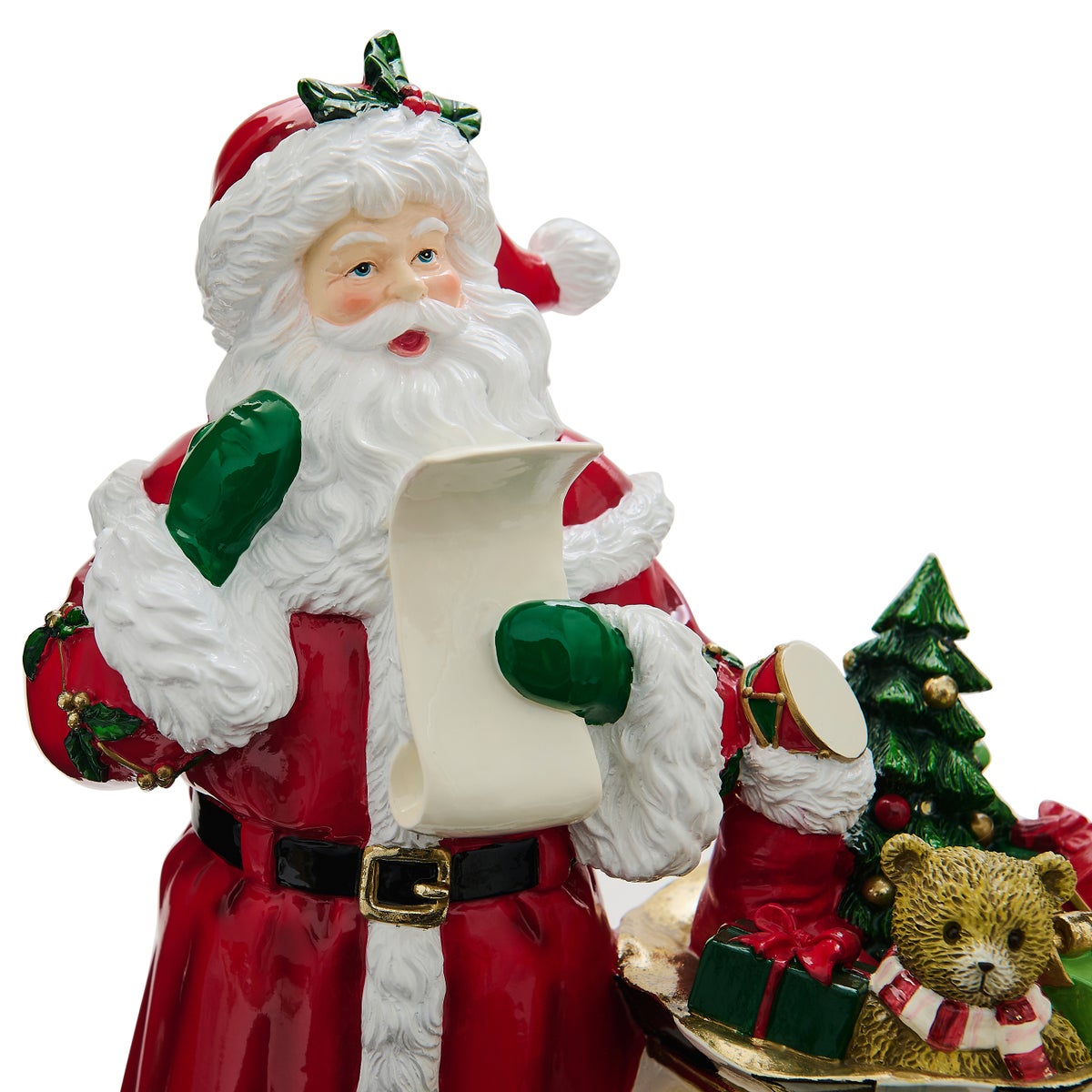 Illuminated Santa's Wish List Figurine - Image 4