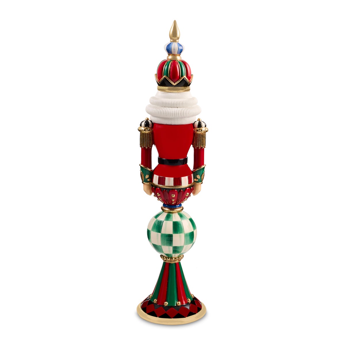 Timeless Tartan Resin Reflector Nutcracker - Image 3