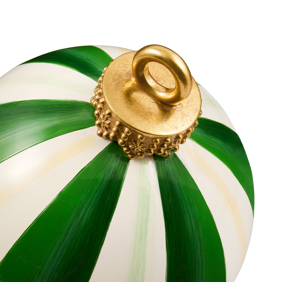 Green Stripe Medium Tabletop Ornament - Image 3