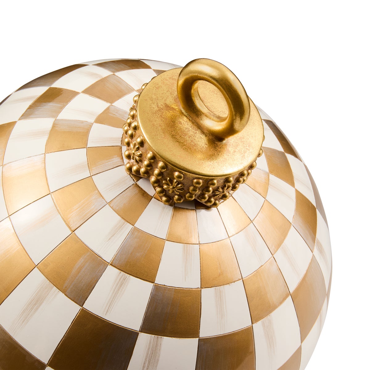 Gold Check Large Tabletop Ornament - Image 3