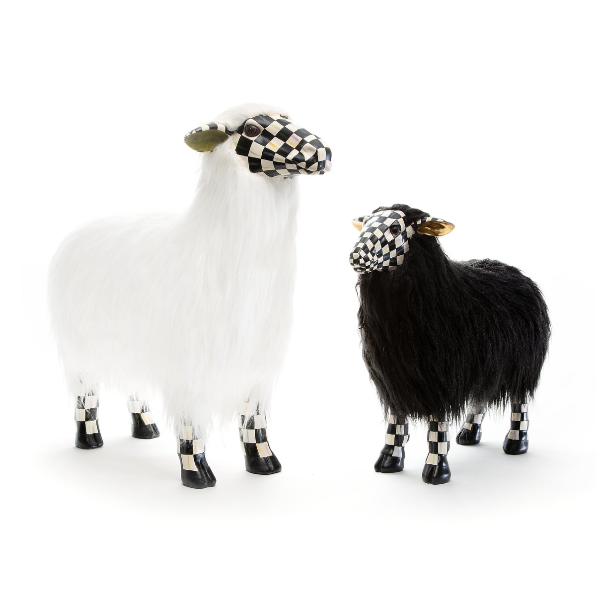Courtly Check White Sheep - Large - Image 4