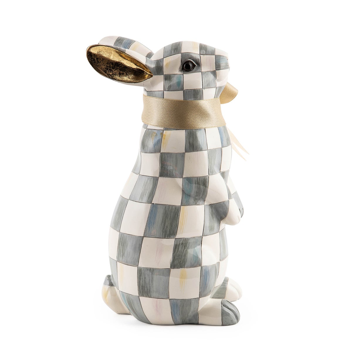 Sterling Check Standing Bunny - Image 3