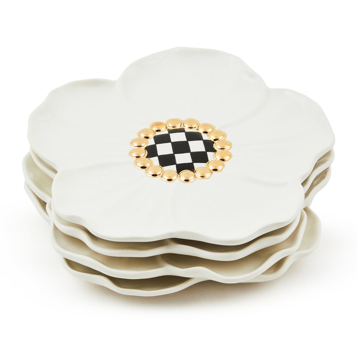 White Rabbit Ceramic Dessert Plates, Set of 4 - Image 4