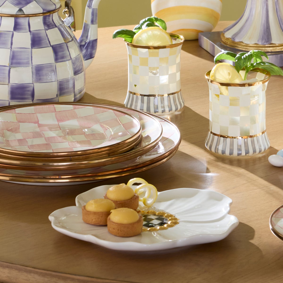 White Rabbit Ceramic Dessert Plates, Set of 4 - Image 8