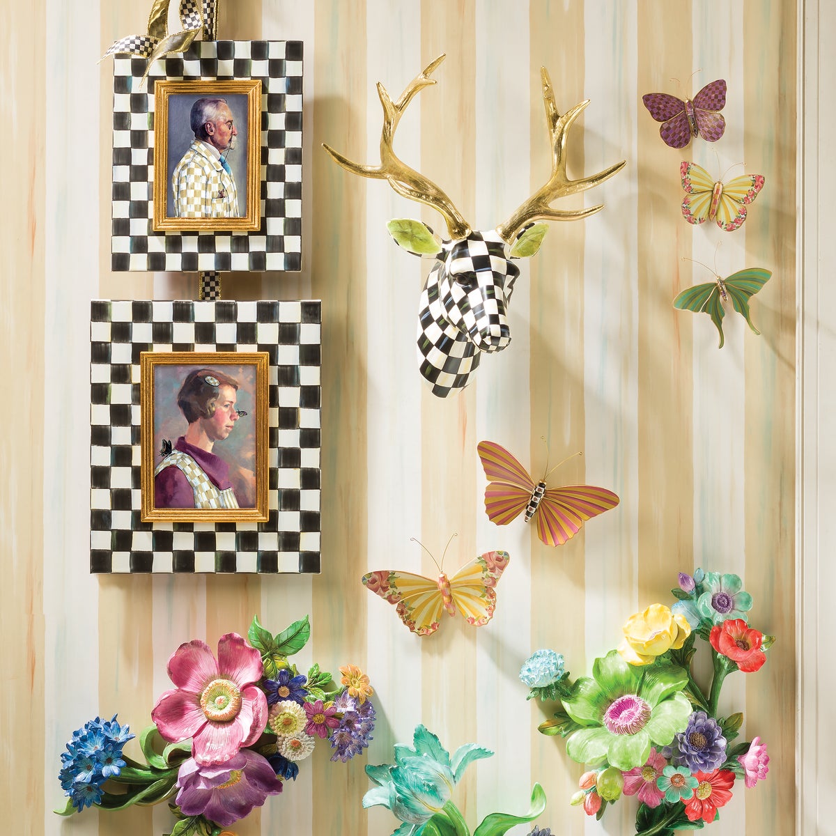 Butterfly Duo Wall Decor - Garden - Image 4