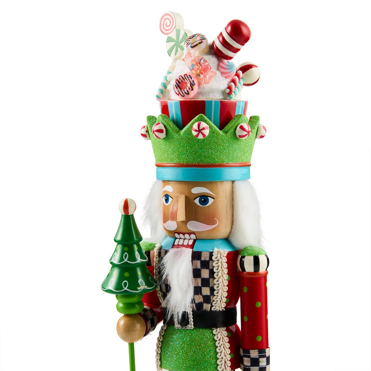 Confetti Christmas Wood Nutcracker - Image 2