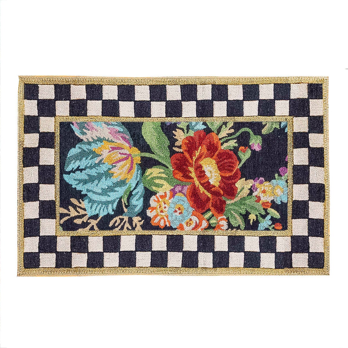 Flower Market 2' x 3' Washable Rug