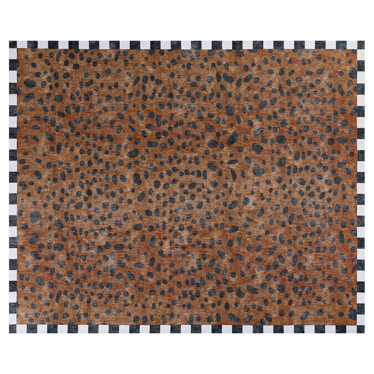 Cheetah 8' x 10' Washable Rug