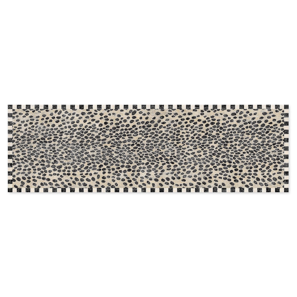 Snow Leopard 2'6" x 8' Washable Runner