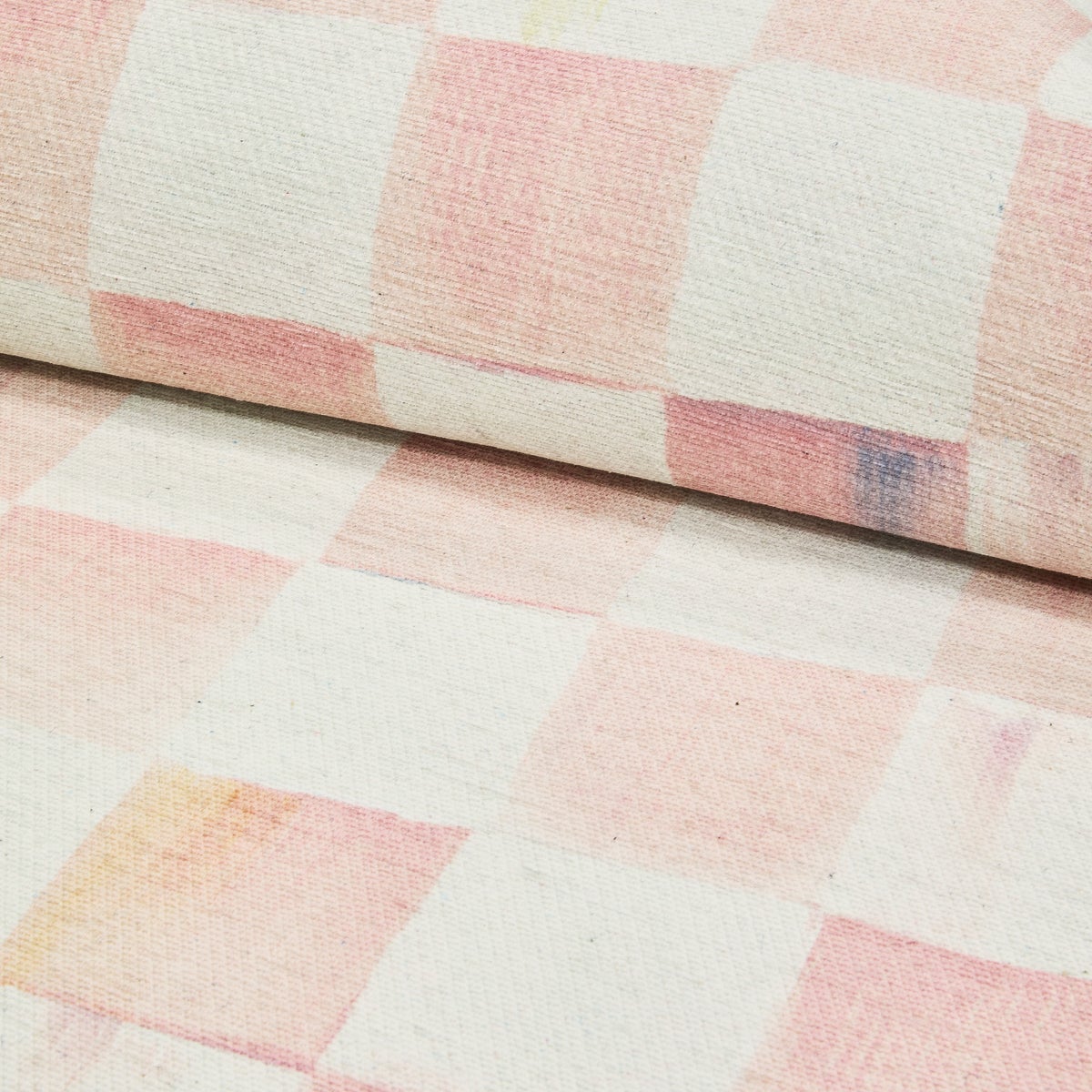 Rosy Checkered 3' x 5' Washable Rug - Image 2