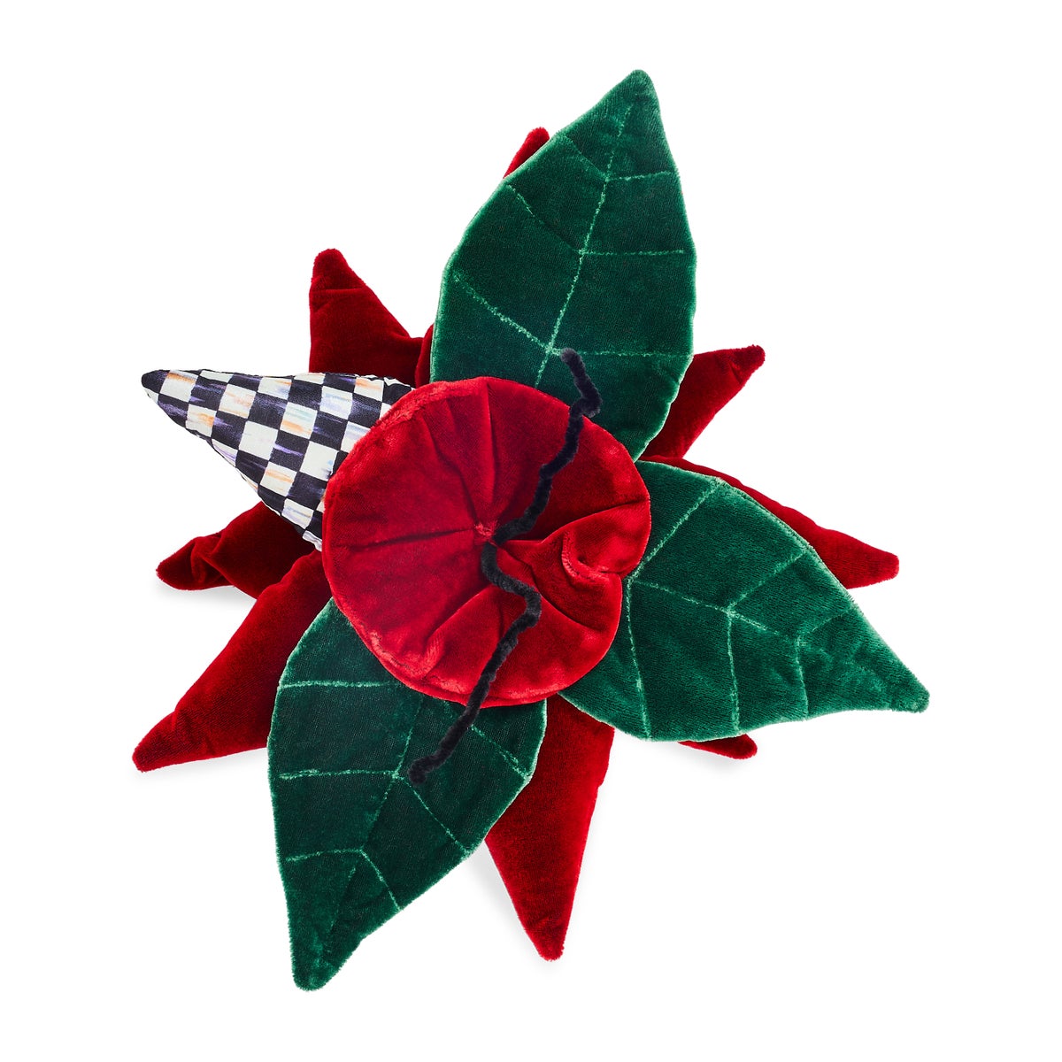 Red Velvet Medium Poinsettia - Image 2