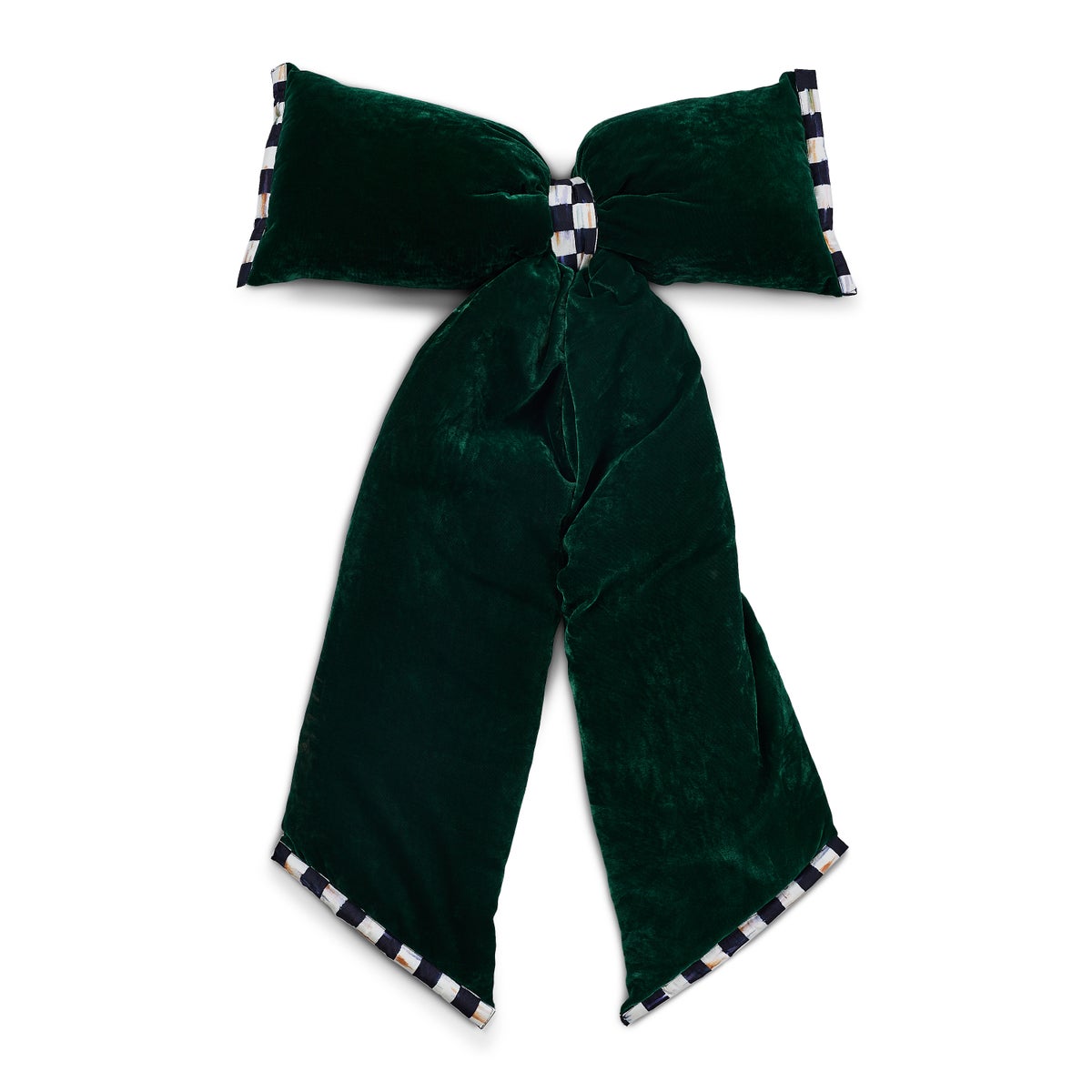 Green Velvet Jumbo Bow