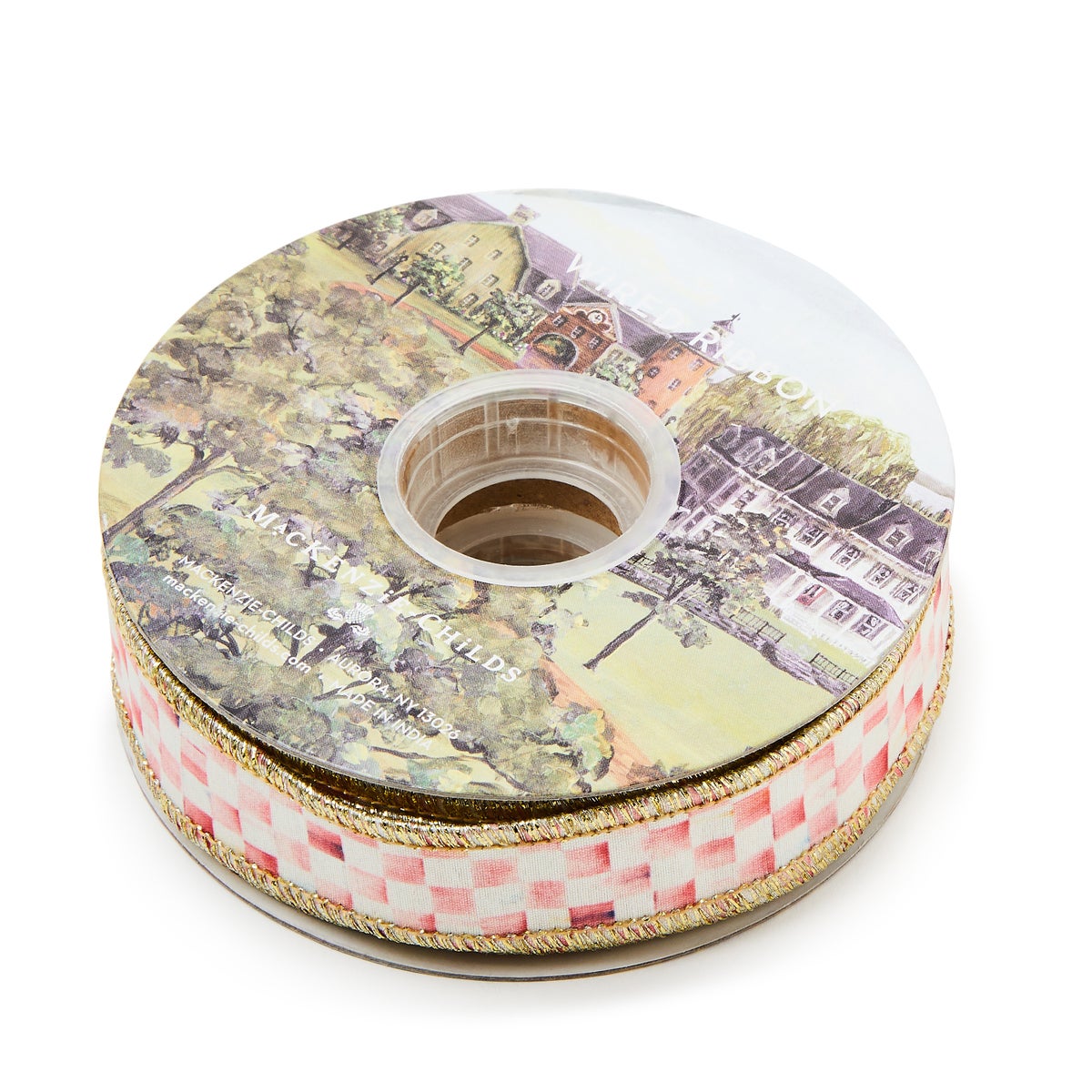 Rosy Check 1" Ribbon - Image 3