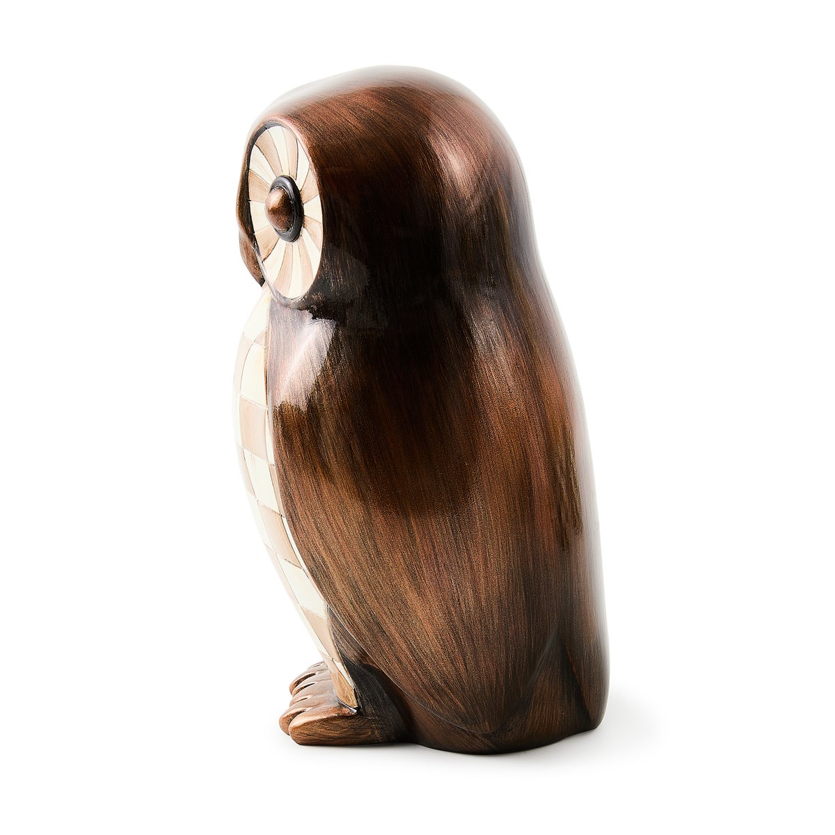 Mocha Check Owl - Image 3