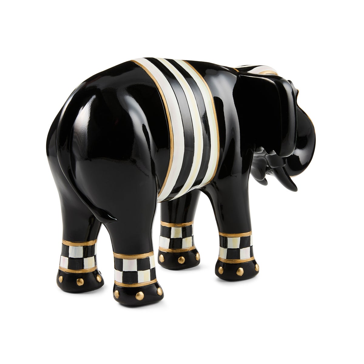 Courtly Check Elephant Figurine - Image 4