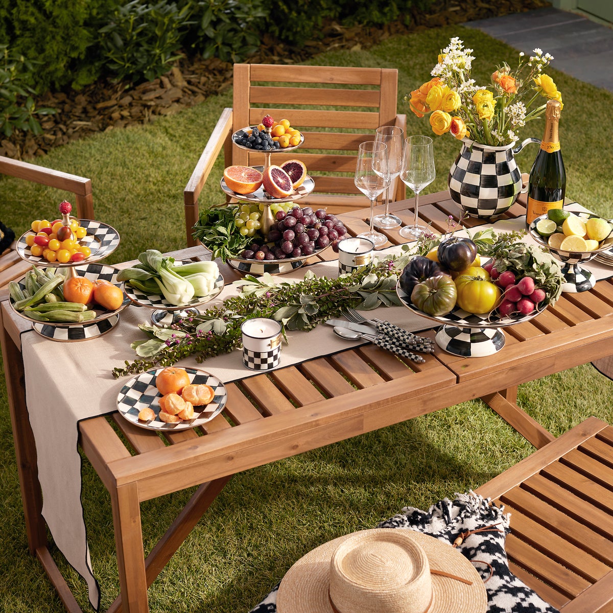 Courtly Check Supper Club 3-Piece Place Setting - Image 5