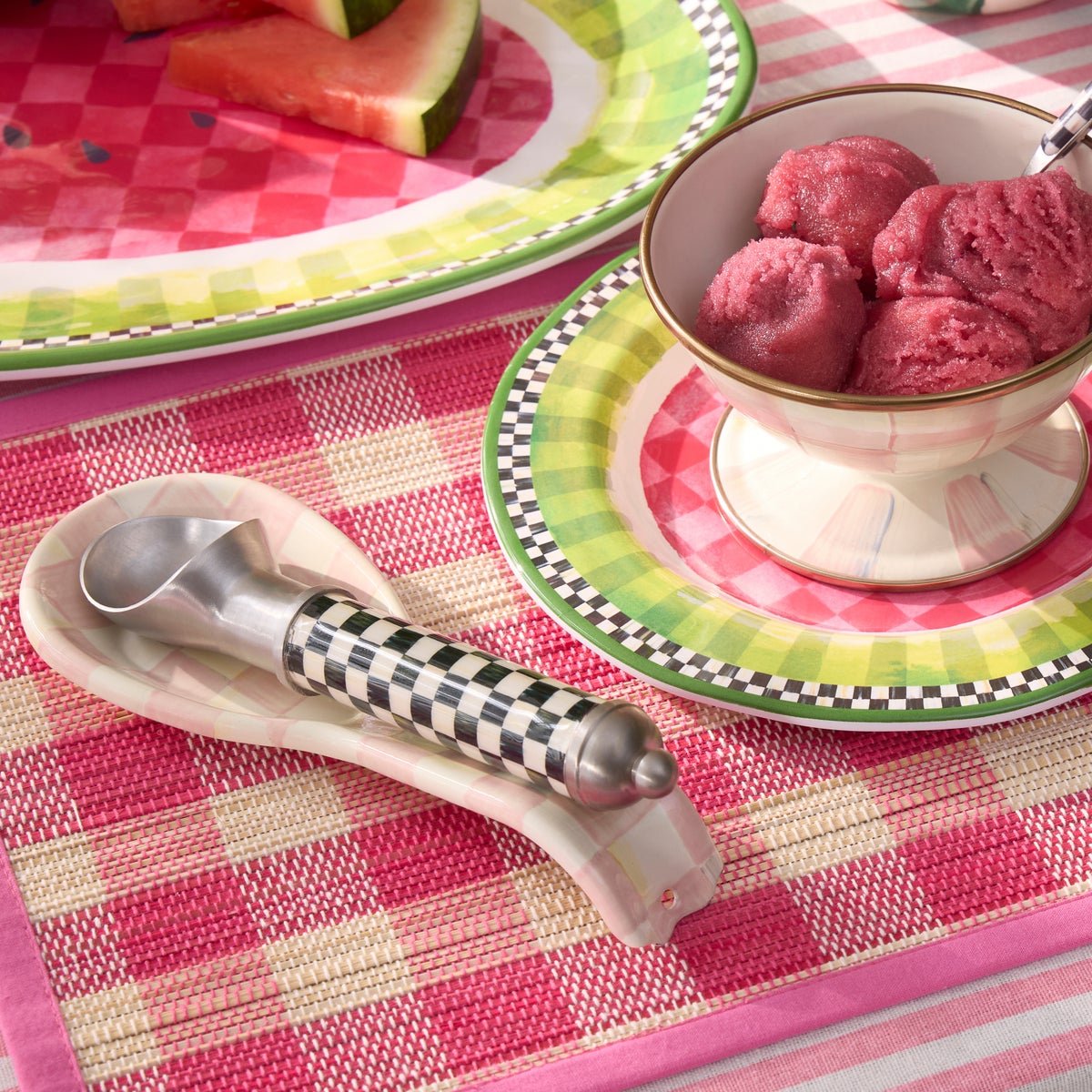 Courtly Check Supper Club Ice Cream Scoop - Image 4