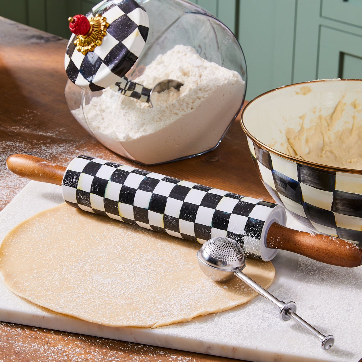 Courtly Check Rolling Pin - Image 4