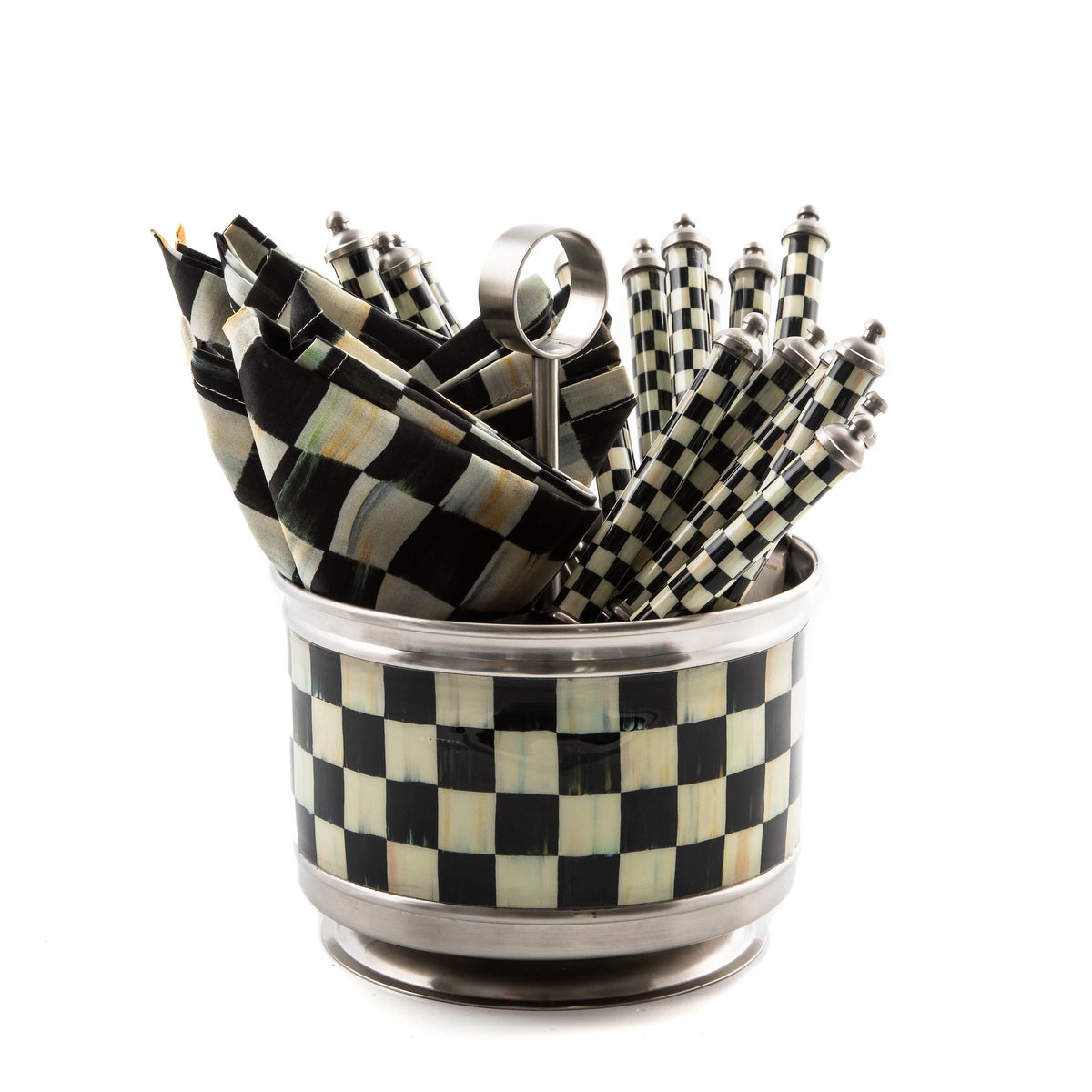 Courtly Check Supper Club Flatware Caddy - Image 2