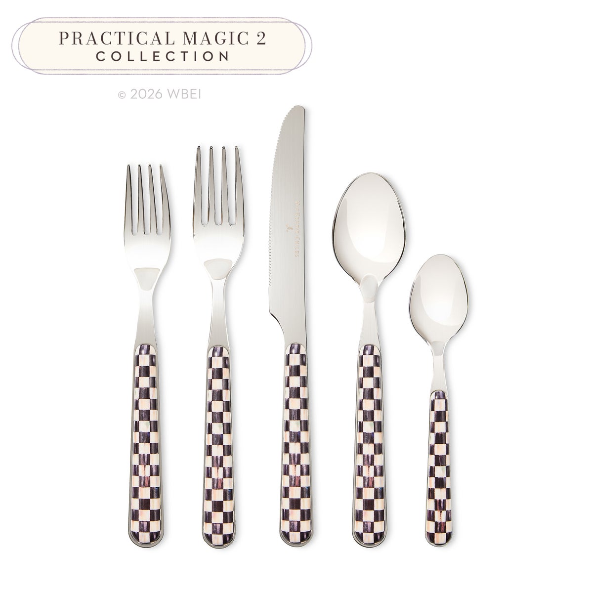 Courtly Check Bistro Flatware 5 Piece Place Setting
