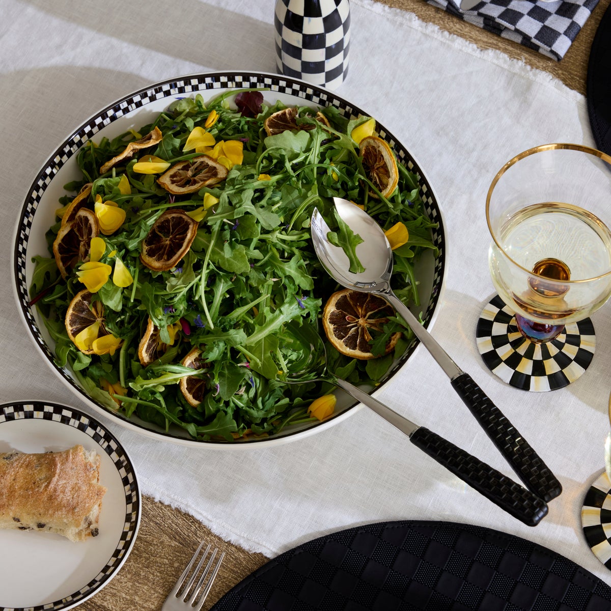 Everyday Black Salad Serving Set - Image 3