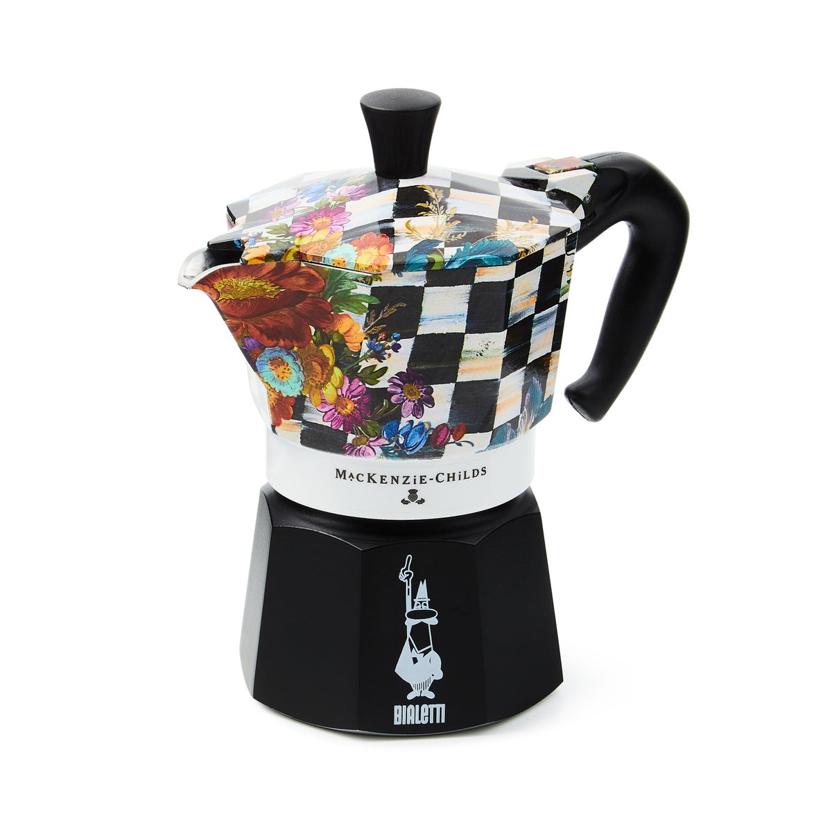 Courtly Flower Market 3 Cup Moka Pot