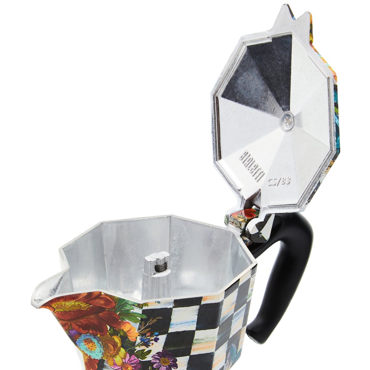 Courtly Flower Market 3 Cup Moka Pot - Image 3