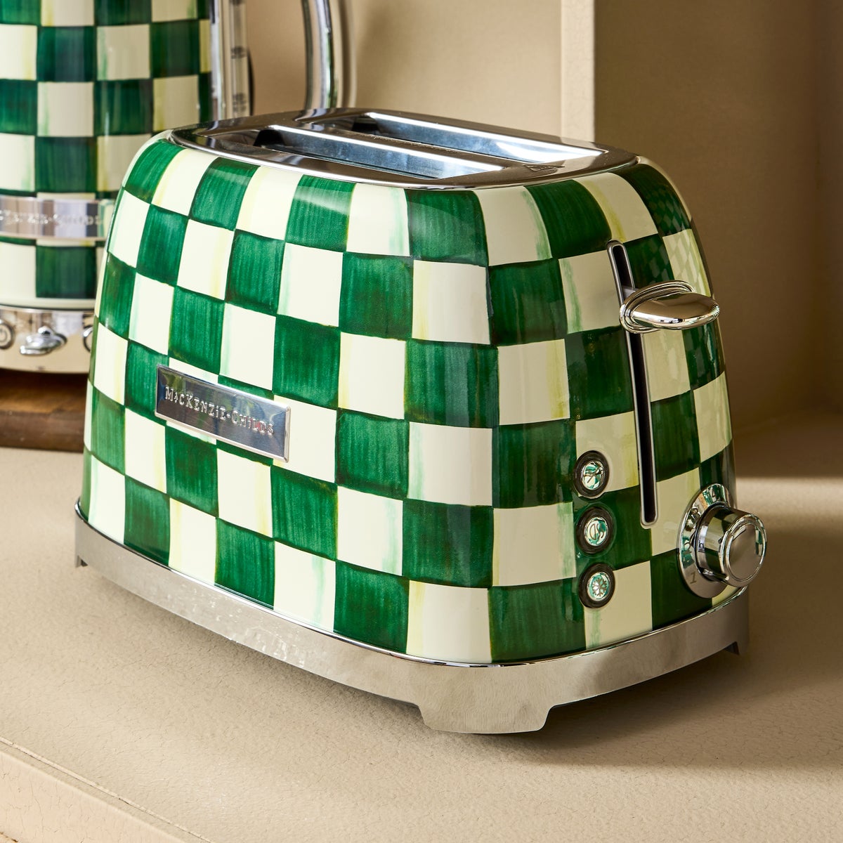 Emerald Check 2-Slice Toaster - Image 2