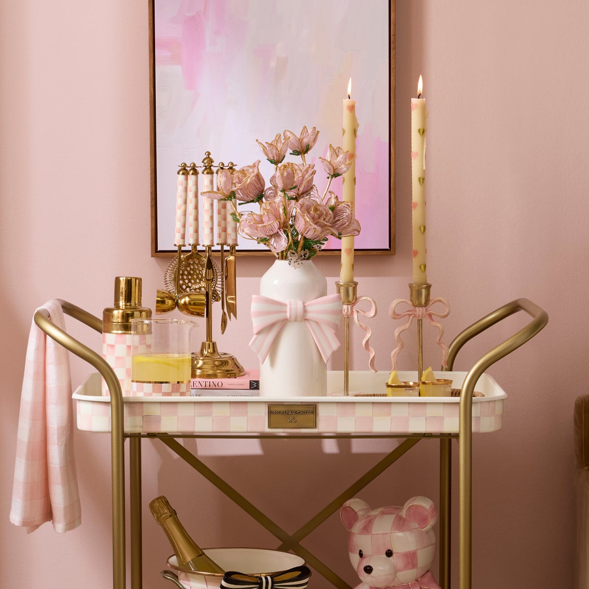 Rosy Bow Vase - Image 3