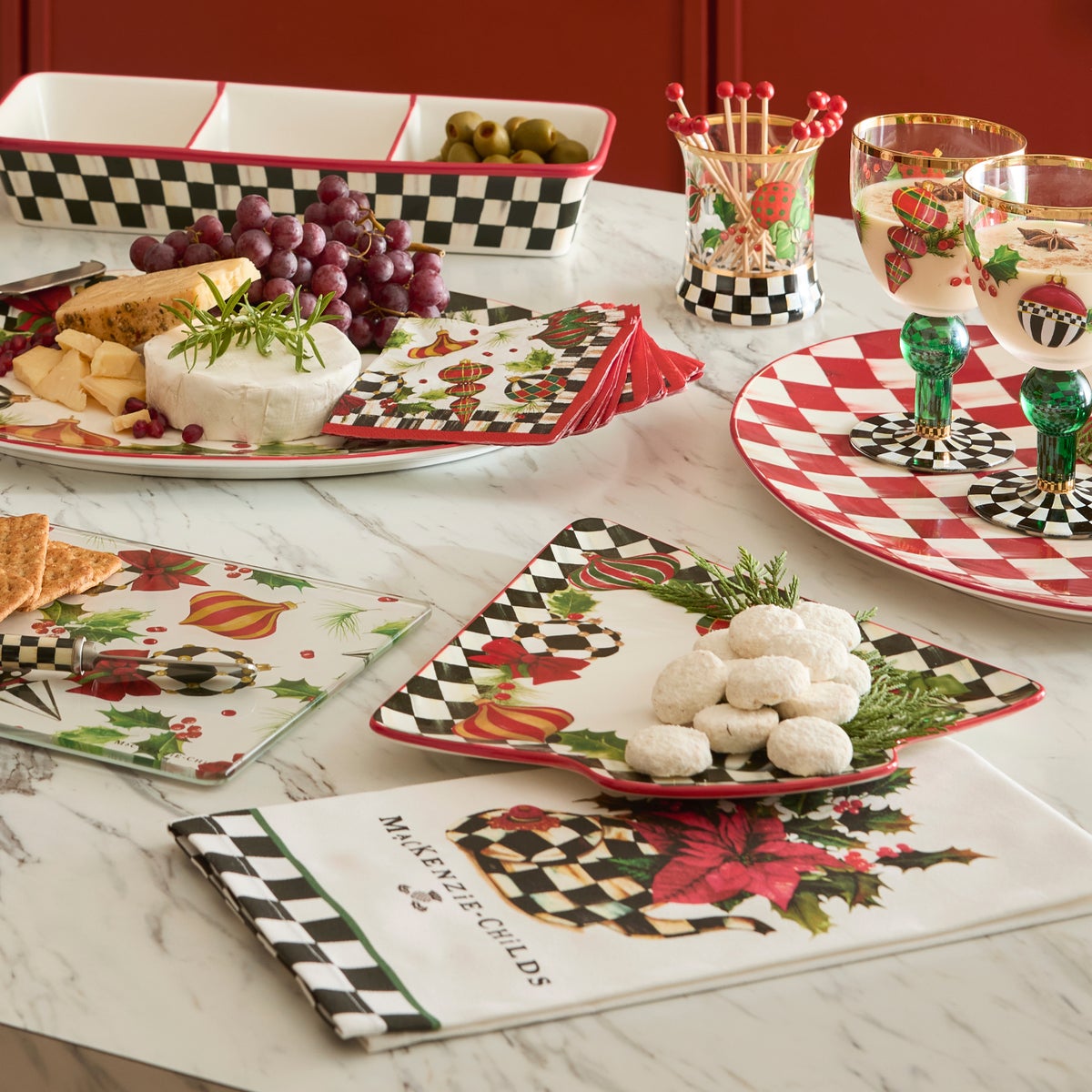 Deck the Halls Tree Serving Platter - Image 4
