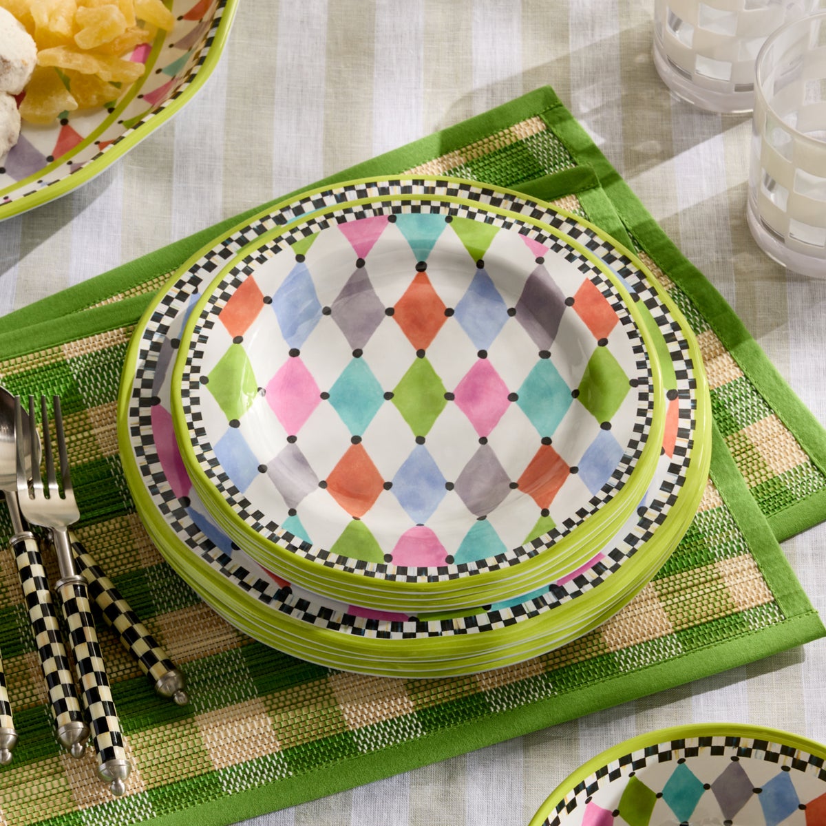 Palm Springs Melamine Salad Plates, Set of 4 - Image 2