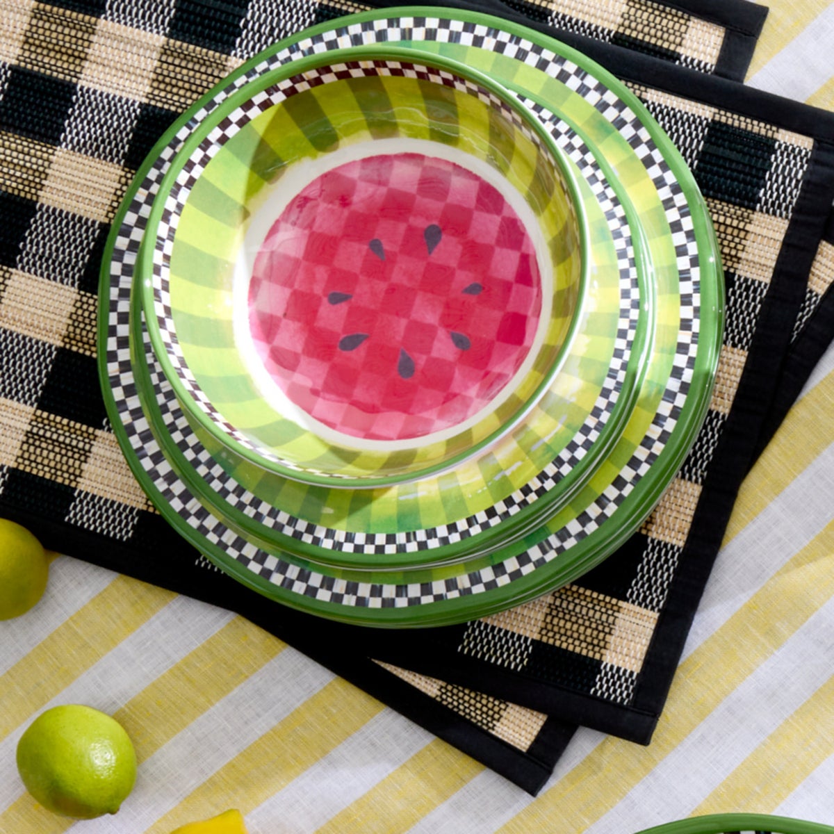 Watermelon Melamine Small Bowls, Set of 4 - Image 5