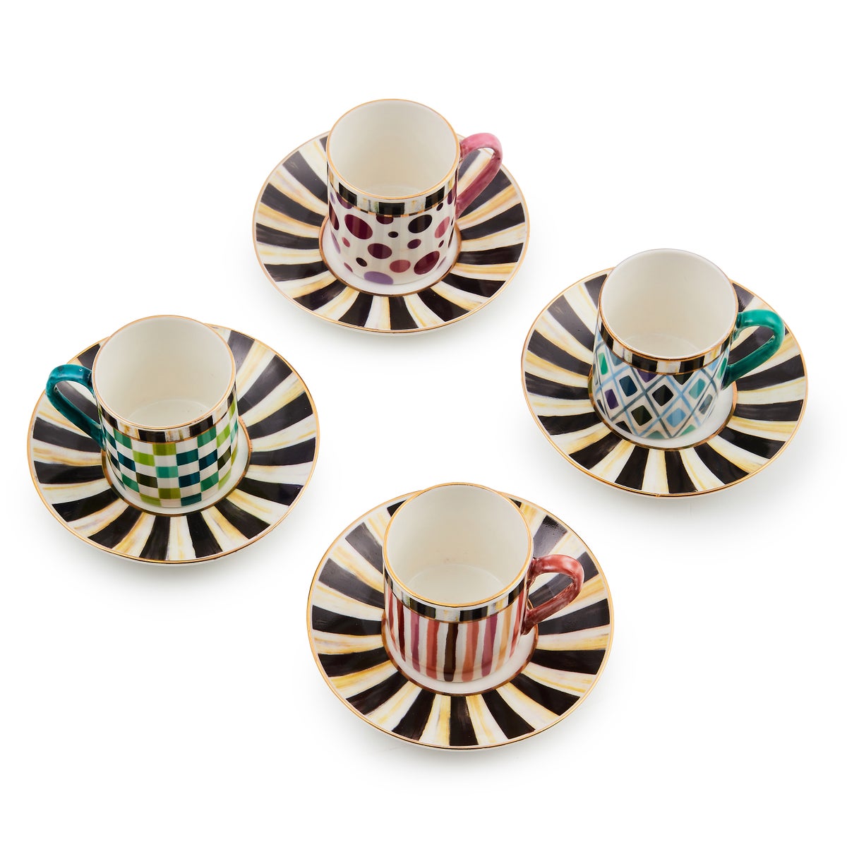 Sweetheart Espresso Cup & Saucer, Set of 4 - Image 3