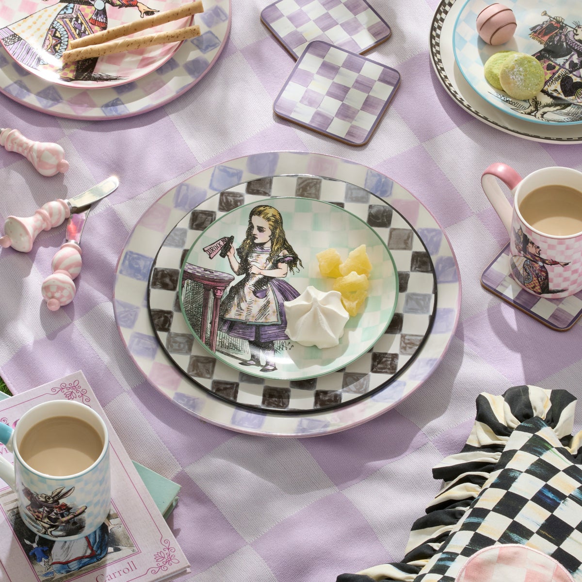 Wonderland Plates, Set of 4 - Image 4