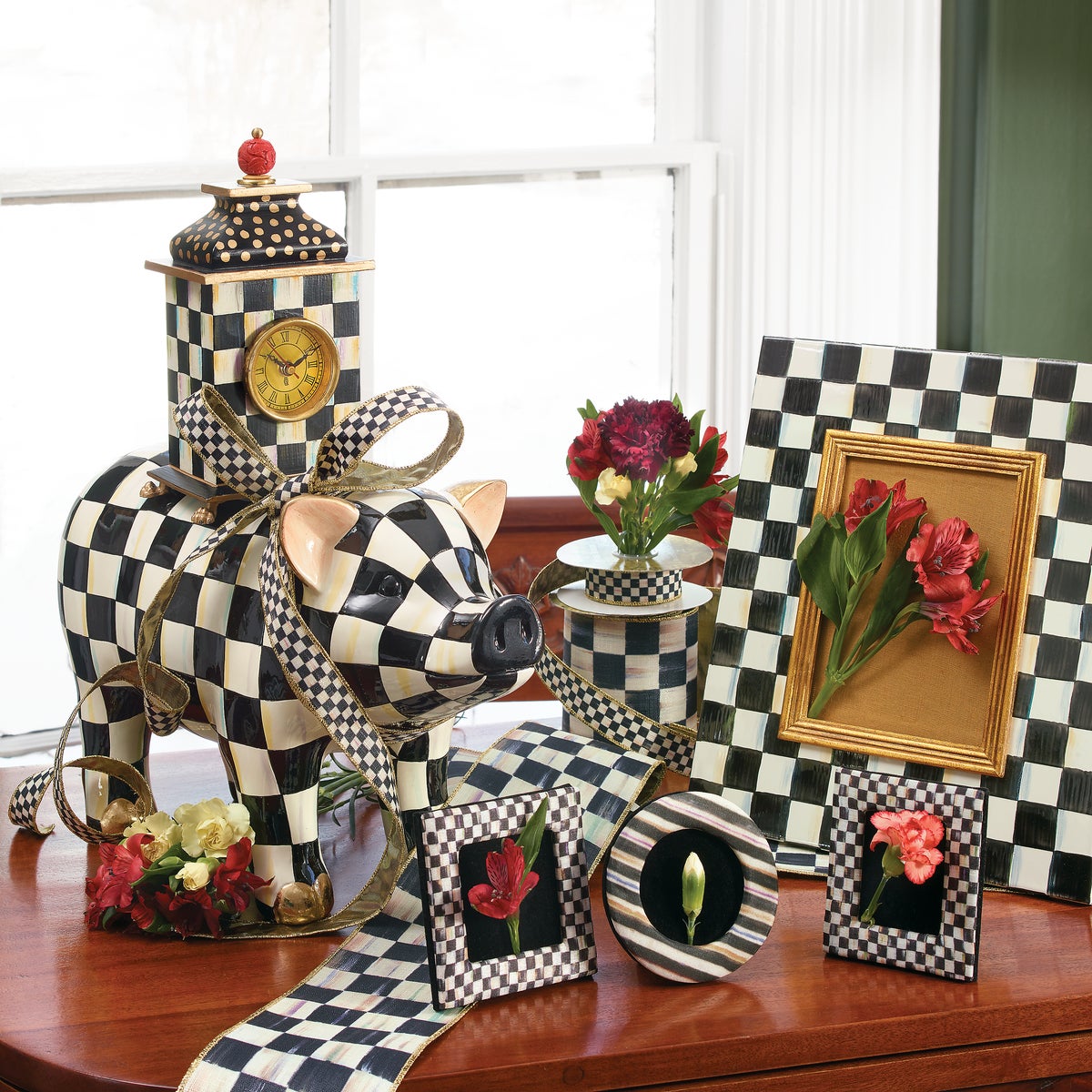 Courtly Check Desk Clock - Image 4